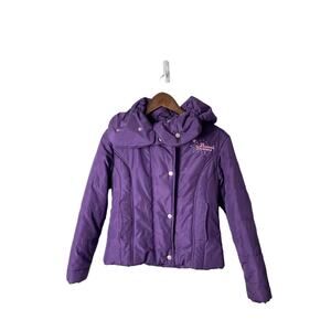VTG Y2K girls Hannah Montana puffer winter coat jacket 10/12 juniors XS‎ S